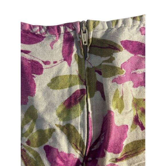 First Issue Liz Claiborne vintage floral linen dress Size 16 wedding party - Picture 8 of 8